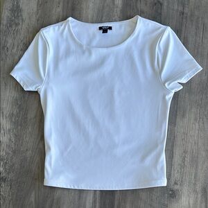 Express Body contour White Short Sleeve baby Tee